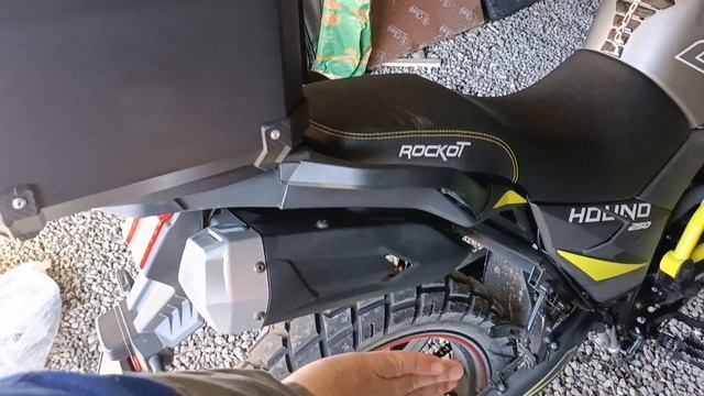 ROCKOT Hound 250. Установка боковых рамок под кофры.