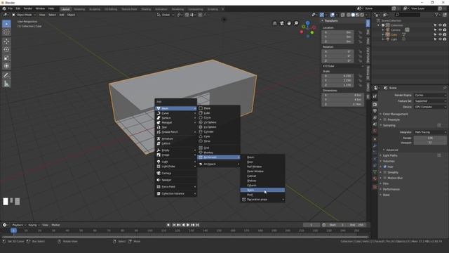 1. Modeling the First Floor