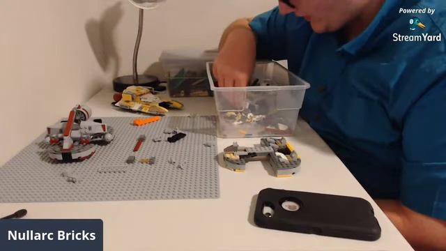 Rebuilding the 2009 LEGO Star Wars Swamp Speeder Live