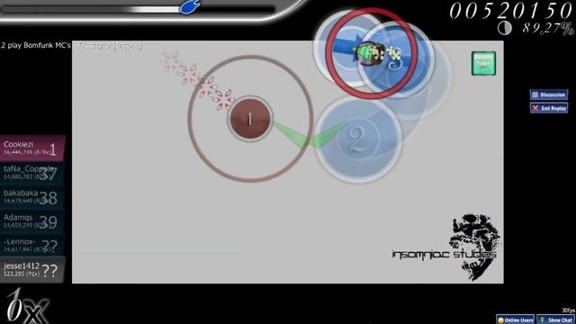 osu! ~ Bomfunk FC's - Freestyler[Insane]+Double Time