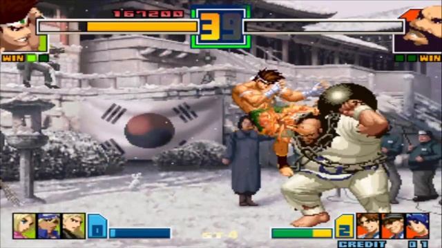 King Of Fighters 2001 Single Mode Doble Round Max Difficult As Joe