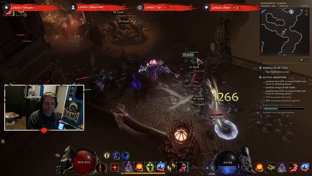 Level Grinding on Explosive Ballista Falconer  https://maxroll.gg/last-epoch/build-guides/explosive