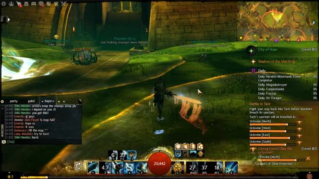 Guild Wars 2; Heart Of Thorns Auric Basin Event #Trial by Fire [TR]