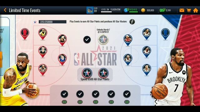 CLAIMING FREE ALL-STAR JERSEY'S & COURT IN NBA LIVE MOBILE