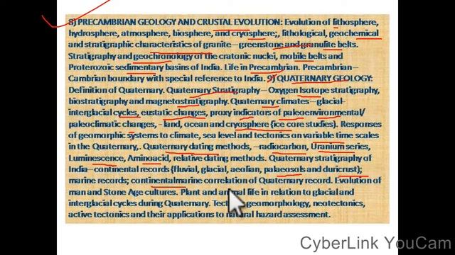 CSIR NET EARTH SCIENCE  SYLLABUS DISCUSSION