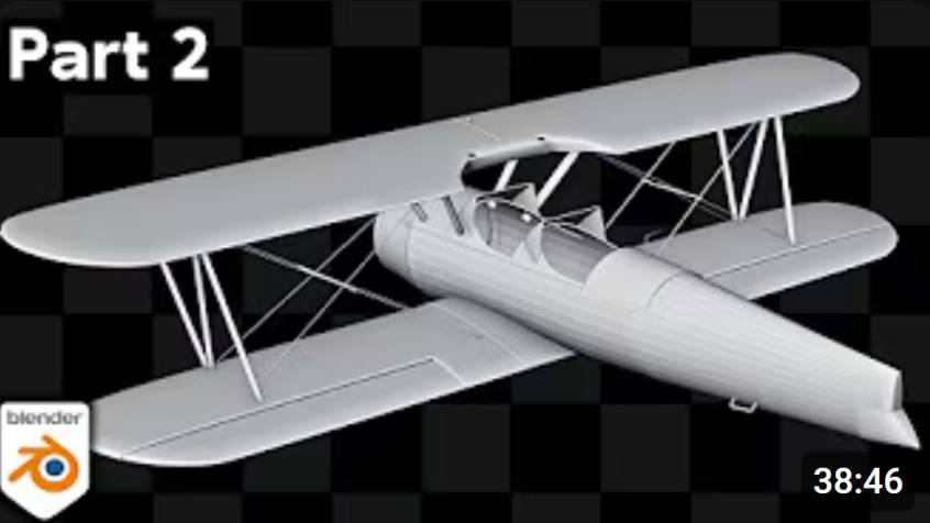 Creating a Biplane in Blender 🛩️ Part 2 (Tutorial Series)