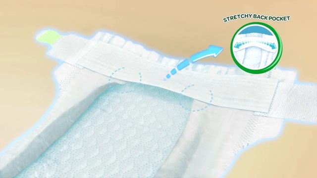Huggies strechy back pocket