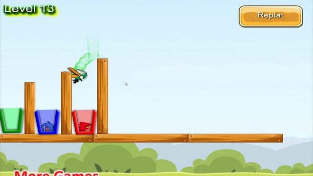Angry Birds Drink Water 2 - RED HELP ALL BIRDS DRINK THEIR COLOR WATER!