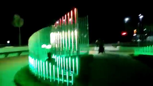 Радиальный световой фонтан