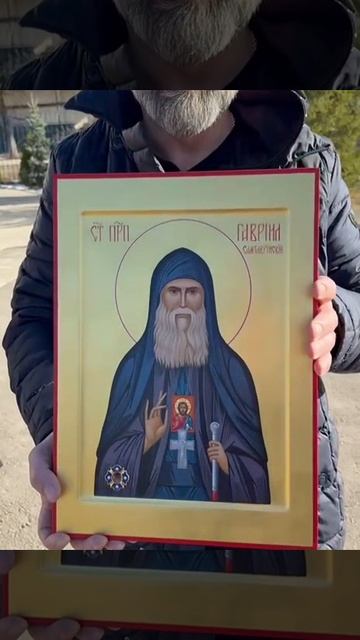 Икону прп. Гавриила привезли в храм Архангела Михаила в пос. Заокский!