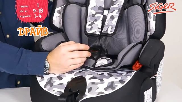 Обзор автокресла Siger Драйв. Автокресло от 9 до 36 кг 1 2 3 группы. Универсальное детское кресло