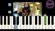 Como tocar "Sin Pijama"-Becky G, Natti Natasha-tutorial piano fácil