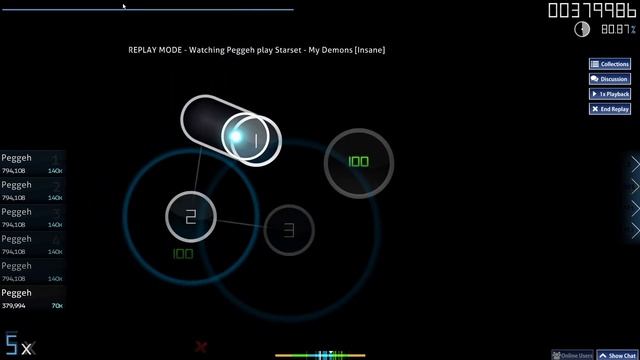 Osu Standard: Starset - My Demons [Insane]