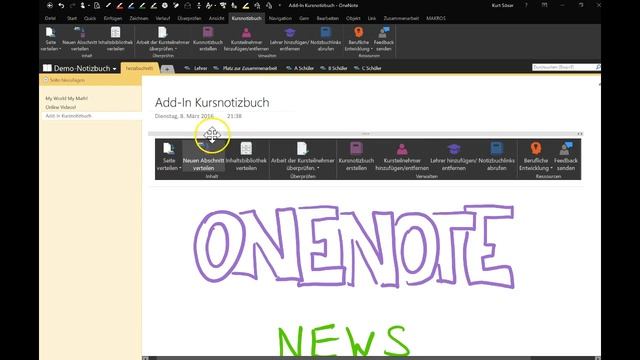 OneNote Class Notebook Addin