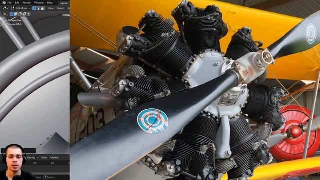Creating a Biplane in Blender 🛩️ Part 6 (Tutorial Series)