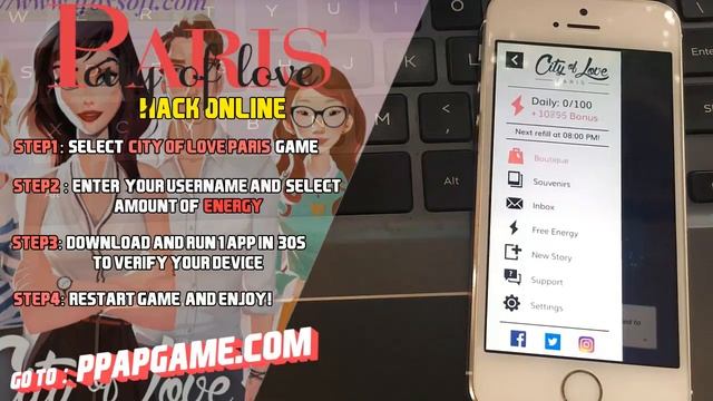 City Of Love Paris  Hack apk 2017 - City Of Love Paris Free id