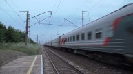 ЭП1М-630 с поездом №326 Пермь-Новороссийск следует по перегону Миллерово-Тарасовка о.п. 972 км