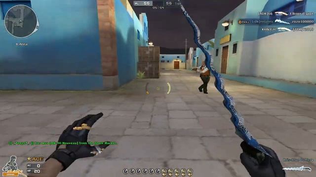 Crossfire NA/UK Kris Blue Pottery - Free For All - Gameplay