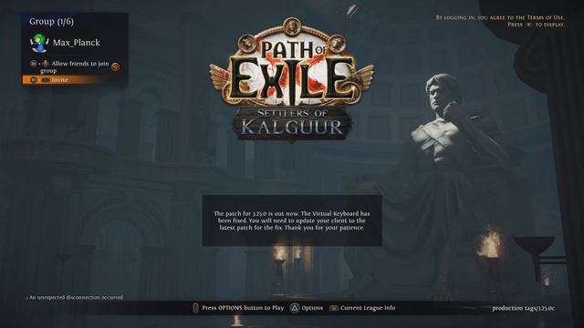 Path of Exile 3.25 [PS5] - Freezes/Crashes - Part 2