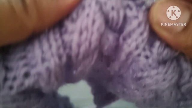How to knit Easy Braid Cable knitting beanie with two knitting needles with written instructions.