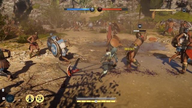 Assassin's Creed Odyssey 100% completion lvl 99 - conquest fight