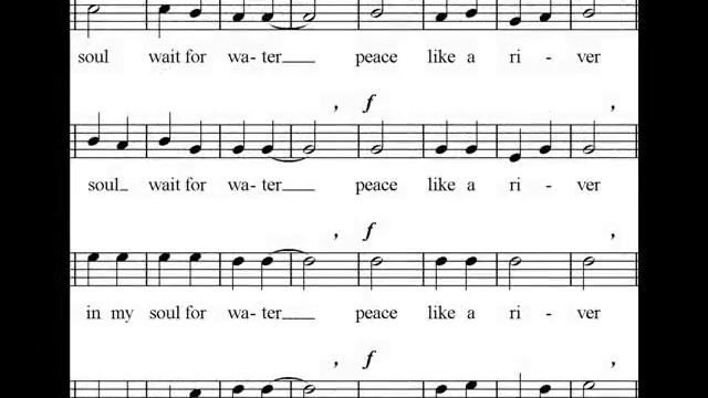 Beautiful Choir Music "Flow Water"
