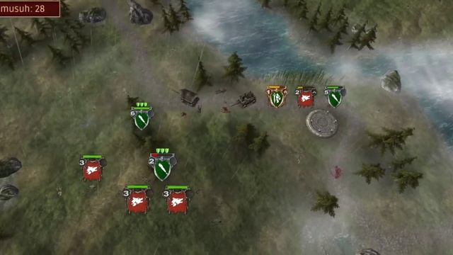 Hex commander: Fantasy Heroes Walkthrough. Misi "Kabar buruk" kesulitan: mudah, sulit ekstrim