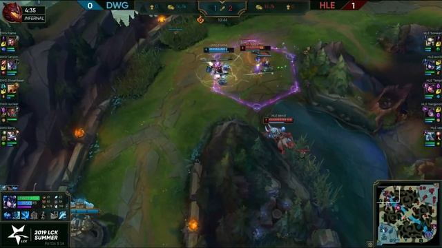 HLE vs DWG Highlights ALL GAMES | LCK Summer 2019 Week 8 Day 4 Hanwha Life Esports vs Damwon Gaming