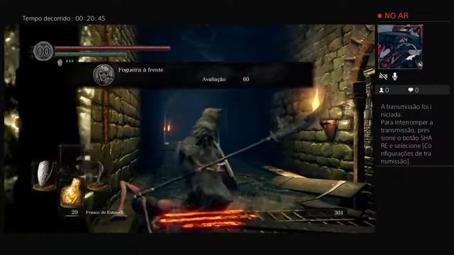 DETONADO PLATINA Dark Souls Remastered #04 - Deep e Piromancer