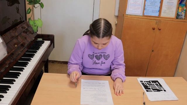 Шишова М. 3 кл. Алексеевская ДМШ. с. Алексеевка "Сам себе ударник"