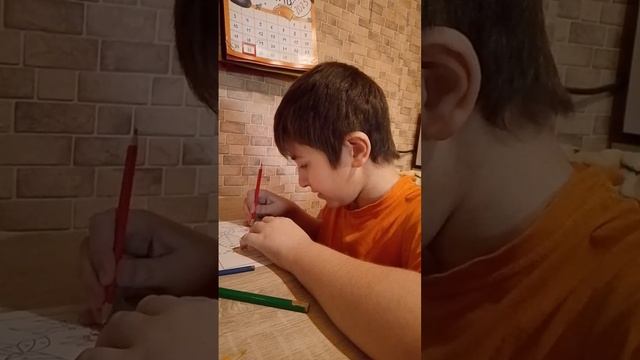 Раскрашиваем рыбку