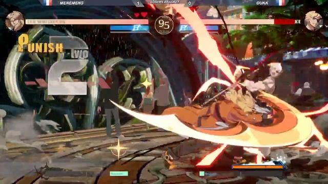 SaltyArena Guilty Gear #2 Loser Quarters, Menemens (Leo Whitefang) VS Dukk (Sin Kyske)
