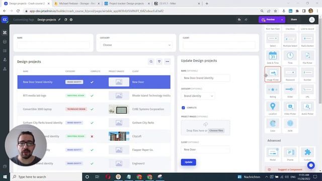 App Builder - Builder and User modes in Jet Admin