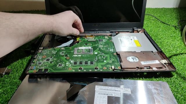 Тест и разборка ноутбука Asus K54C для продажи на запчасти