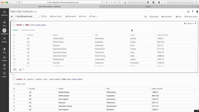 Databricks Row and Column-Level Control on AWS with Privacera