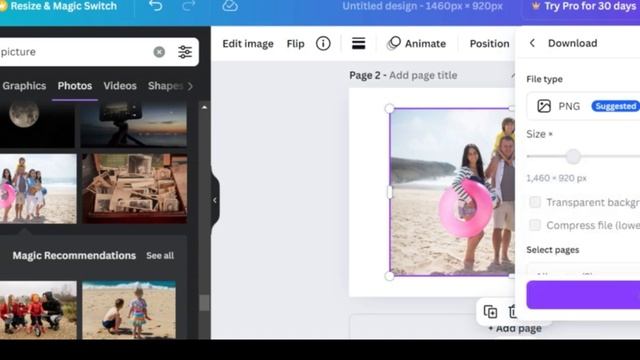 HOW TO MAKE BLACK AND WHITE BACKGROUND AND FRAME EFFECT IN CANVA