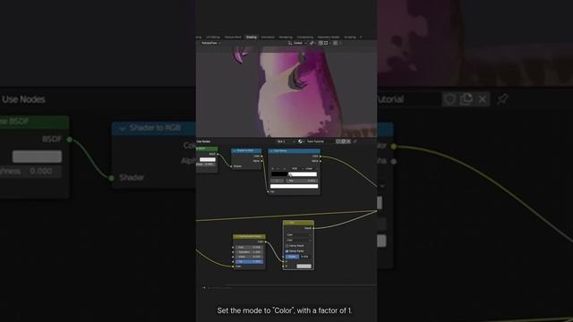 Toon shader Multicolor Blender