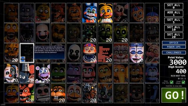 Уильям ФНАФтон ► Ultimate Сustom Night (Fnaf 7)