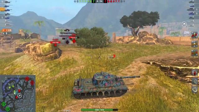 Obj. 268: 6100 Damage , 2 Frags - WOT BLITZ -