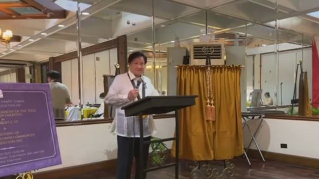 Conferment of the title Chairman Emeritus to Dr. Robert C. Sy and the launching of TACFI