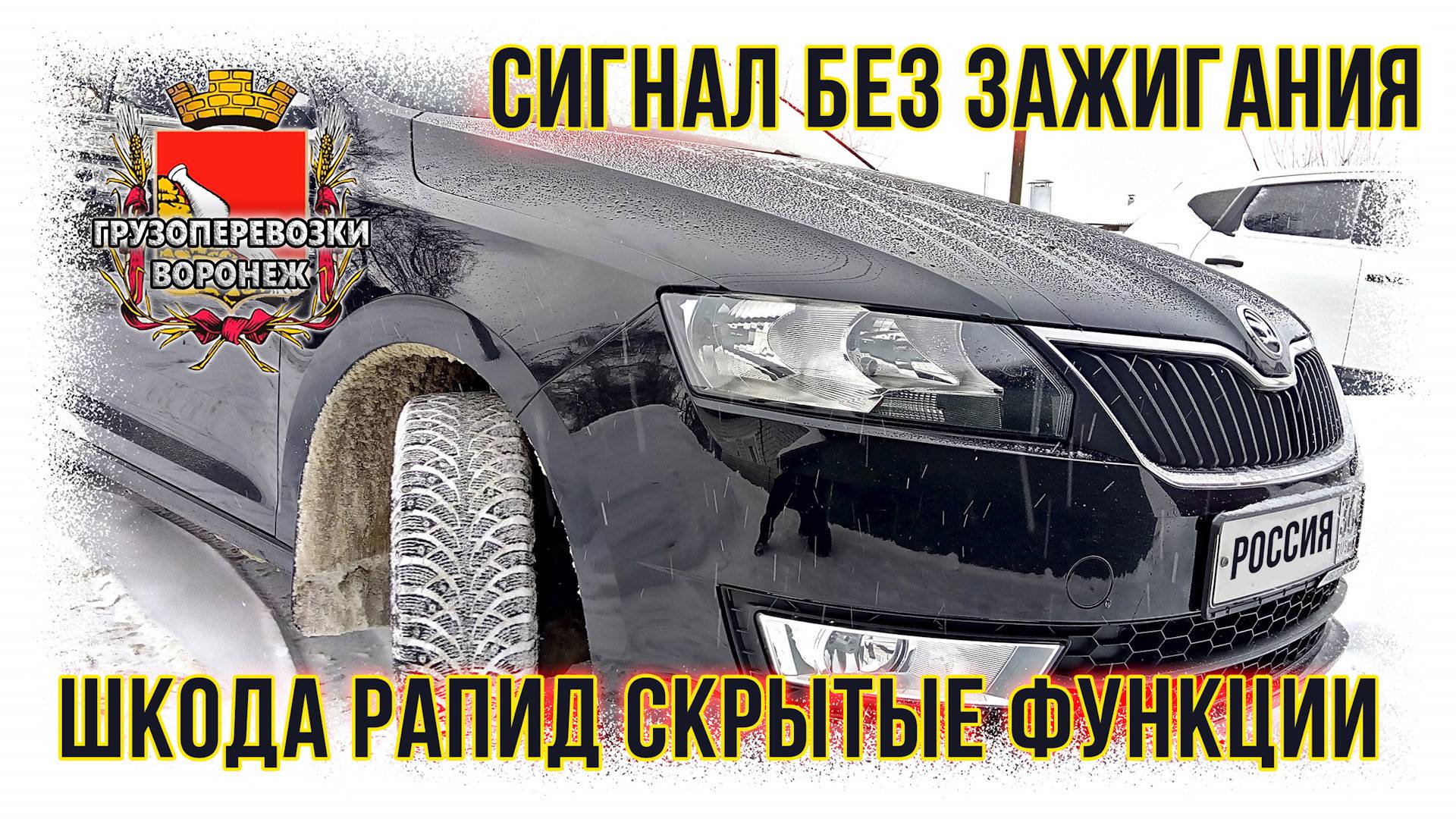 Сигнал без зажигания шкода рапид скрытые функции