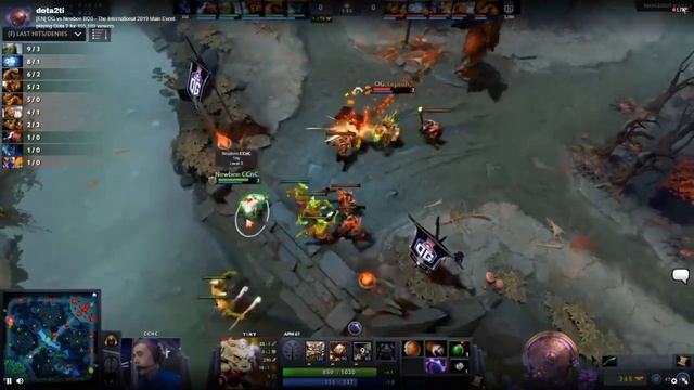 OG vs Newbee | The International 2019 | Dota 2 TI9 LIVE | Upper Bracket | Main Event Day 2