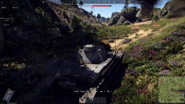 Тот самый бой с Барменом! War Thunder 4K
