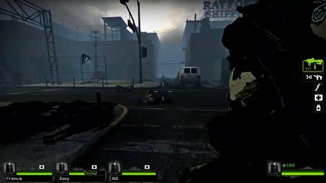 Left 4 Dead 2 - The Sacrifice Chp 3 (Mild Halo Mod) Gameplay