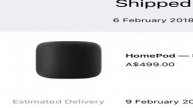 First HomePod Orders Start Shipping Out in Australia