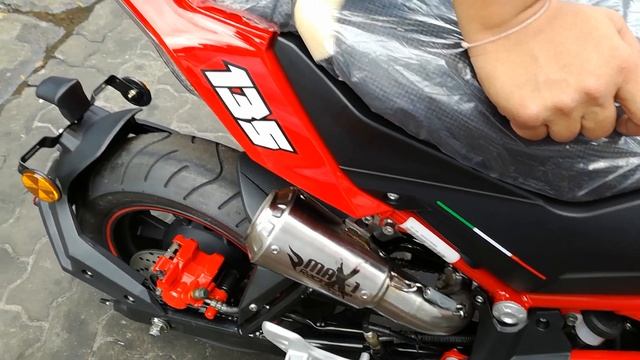 MAX-1 exhaust pipe for benelli tnt135👍👍