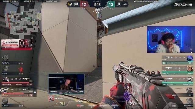 Team Secret 12-8 Comeback Map 3 Against GEN.G | VCT Valorant Stage 2 Pacific
