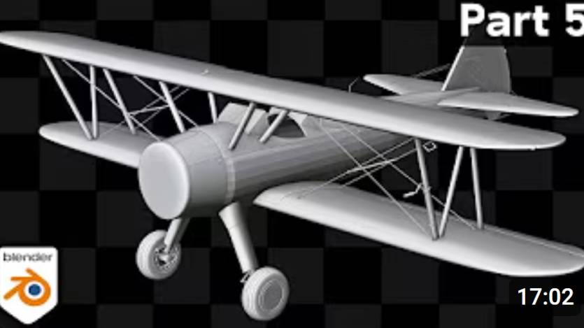 Creating a Biplane in Blender 🛩️ Part 5 (Tutorial Series)