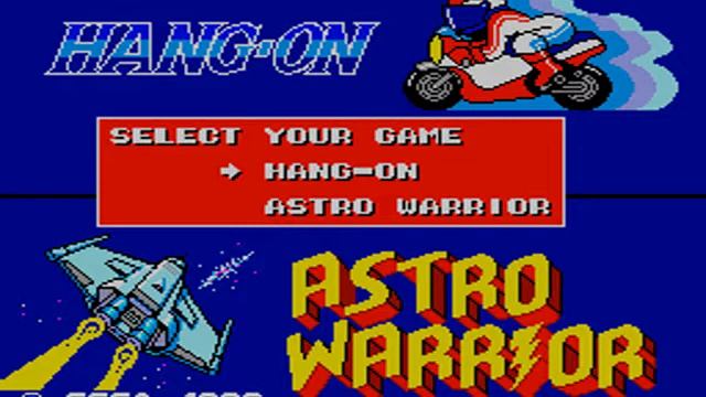 Intro-Demo - Hang On & Astro Warrior (USA, Master System)