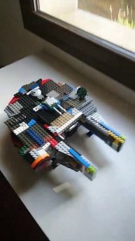 LEGO STAR WARS самоделка СОКОЛ 2000 ЛЕТИЯ